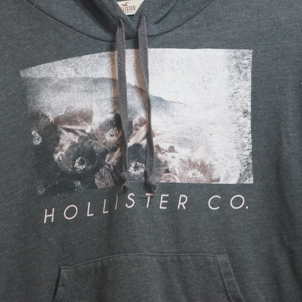 Hollister Gray Beach Sweatshirt Hoodie - Picture 4 of 4
